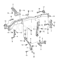 Поперечка передньої панелі VAG 1K1858045J