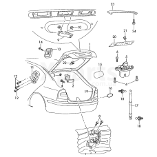 Ущільнювач для кришки VAG 1Z5827705A