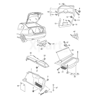 Оббивка багажного відсіку VAG 1Z5867428Q1BS