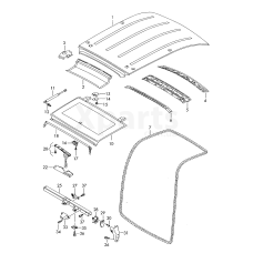 Стопорний клин VAG 2K0827537B