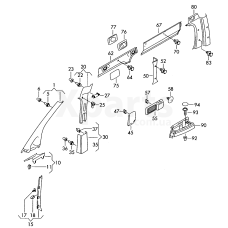 Кожух VAG 2K3861395AY20
