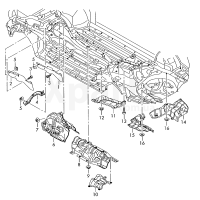 Екран для тунелю VAG 4F0803979B