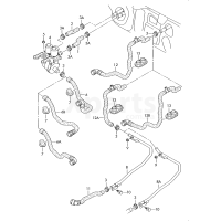Шланг подачі нагрітого повітря VAG 4F1819371B