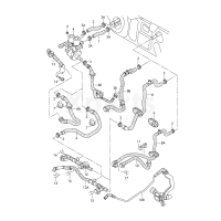 Шланг подачі нагрітого повітря VAG 4F1819342AC