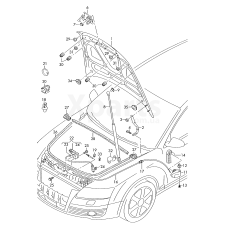 Затискач VAG 4B0971847J