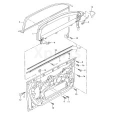 Ущільнювач дверей VAG 4F0837477A