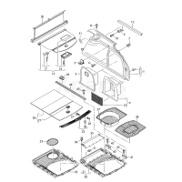 Кришка ніші запасного колеса VAG 4F9863547A