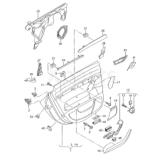 Шумоізоляція для обшивки дверей VAG 4F0863981A