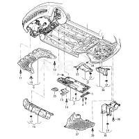 Облицовка - нижняя часть VAG 1K5825205C