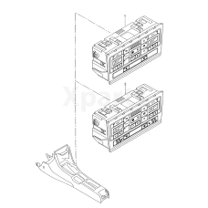 Панель управления и индикацииБУ климатической установкис электронным управлениемsoul (черный) VAG 8E0820043BK5PR