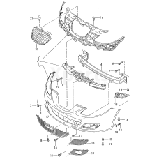 Кожух VAG 1P0853666E9B9