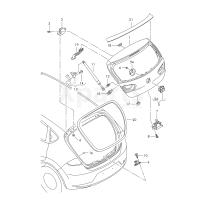 Петля кришки VAG 1P0827301A