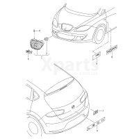 SEATхром VAG 5P0853679739 значок