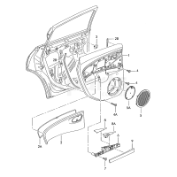 Кожух ручкиpersiaschwarz VAG 1P08673931UQ