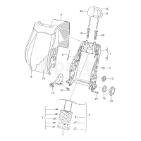 Напрямна для підголівника, з регулюванням persiaschwarz VAG 1K0881920H1UQ