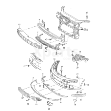 Решітка радіатора VAG 5M0853665B9B9
