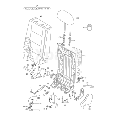 Петля VAG 5P0885661B