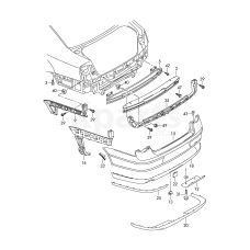 Молдинг VAG 3C5807459CL85