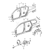 Локер колісний аркичерний satinschwarz VAG 3C0810971B9B9