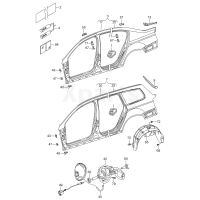 Кришка лючка затока. горловини ґрунтована VAG 3C5809857EGRU