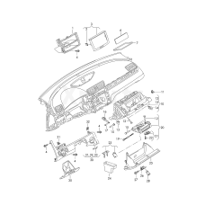 Накладка чорний, матовий VAG 3C0858069M44S