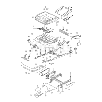 Оббивка сидіння (шкіра/позов. шкіра) з нагрівальним елементом бежевий sonnenbeige VAG 7L6881406DANVR