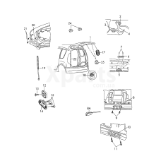 Газовий упор VAG 5J7827550