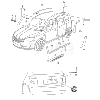 пружинний затискач VAG 5J0853573