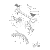 Водовідвідний щитокчорний satinschwarz VAG 4L1819401A01C