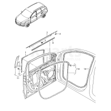 Затискач VAG 4L0837995B