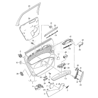 Накладка на громкоговорительsoul (черный) VAG 4L00357934PK