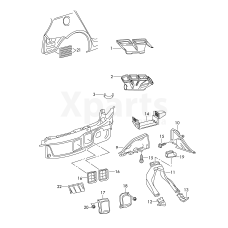 Кожух VAG 5J6819987