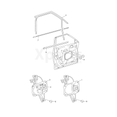 Ущільнювач дверей VAG 5J0837477A