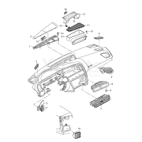 Заслінка витяжки повітря VAG 4G5819161A