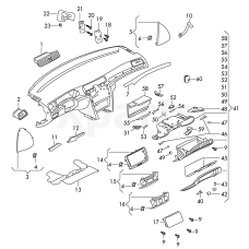 Накладка для вимикача VAG 3T08580691QB