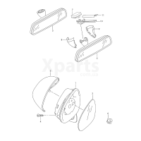 Корпус дзеркала.чорний satinschwarz VAG 6J0857538E9B9