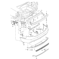 Кронштейн бампера VAG 4F0807313E