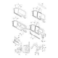 Локер колесной арки VAG 2K0810972E