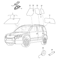 Напрямна VAG 5L0845757