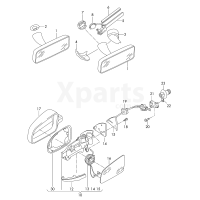 Корпус зовнішнього дзеркала VAG 5L1857507D9B9