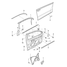 Накладка титаново-чорний VAG 1K983797382V