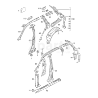 Пластина порога VAG 7P6809342