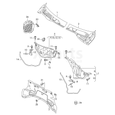 Короб водовідвідний VAG 7P6819511
