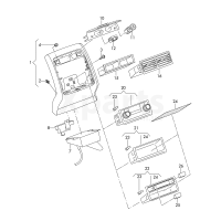 Накладка на центр. консолі VAG 7P6864299A4A1