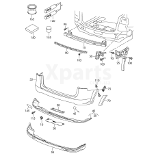 Накладка VAG 1T0807838B
