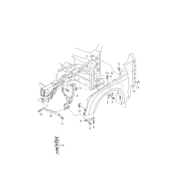 Кронштейн крила VAG 4H0810438B