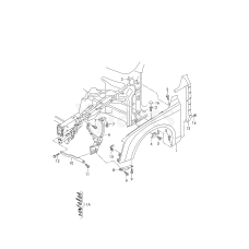 Кронштейн крила VAG 4H0810438B