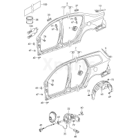 Локер колісної арки VAG 3AA810971B
