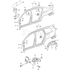 Локер колісної арки VAG 3AA810971B