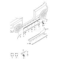 Кришка ґрунтована VAG 8X0853445GRU